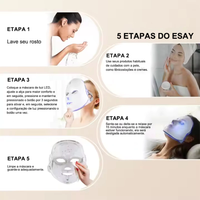 Lumina Pro™ – Terapia Facial LED 7 Cores para Acne, Manchas, Anti-idade e Skincare