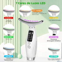 Massageador Facial SkinLift Pro™  -  7 cores de LED