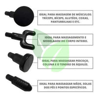 Pistola Massageadora Profissional Portátil Para Alívio Muscular - BodyLix