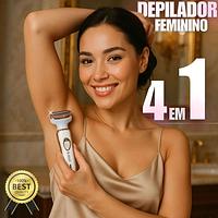 Depilador SkinSilk Pro™ 4 em 1 - A Revolução da Depilação Sem Dor