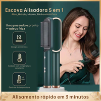Escova Alisadora 5 em 1 Liss Pro