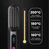 Escova Alisadora Portátil UltraLiss Pro