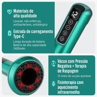 Massageador Anticelulite Pro + 2 Óleos de BRINDE