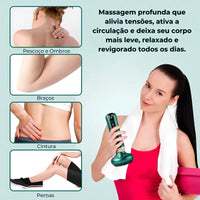 Massageador Anticelulite Pro + 2 Óleos de BRINDE