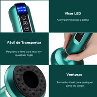 Massageador Anticelulite Pro + 2 Óleos de BRINDE