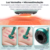 Massageador Anticelulite Pro + 2 Óleos de BRINDE