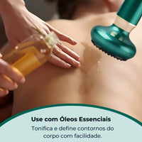 Massageador Anticelulite Pro + 2 Óleos de BRINDE