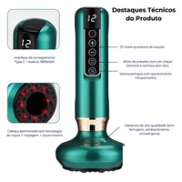 Massageador Anticelulite Pro + 2 Óleos de BRINDE