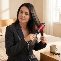 Escova Alisadora ThermoLiss 2 em 1 para alisar e modelar cabelos.